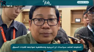 الحكومة تعتمد سياسات أرز تدريجية ومنطقةية لمواجهة تقلبات السوق